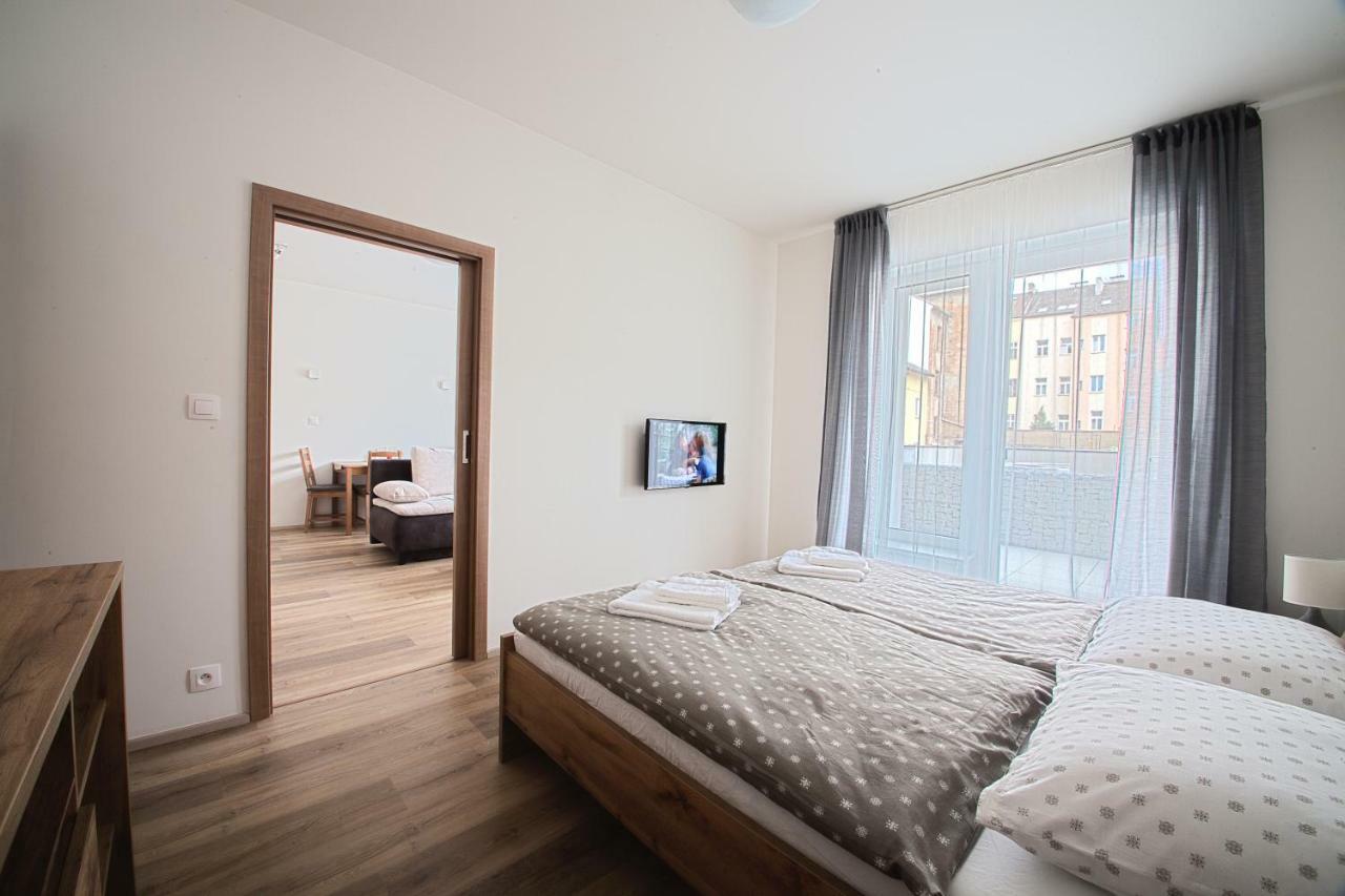 Sunny, Fully Furnished Studio Type With Terrace Plzeň Exterior foto